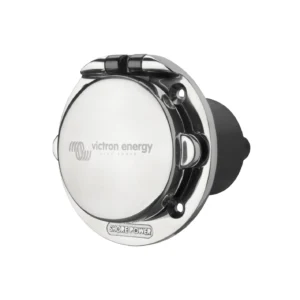 Gniazdo zasilania ze stali nierdzewnej z pokrywą 32A/250Vac (2p/3w)